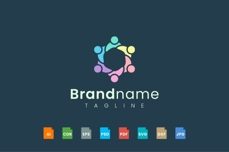people-logo-template