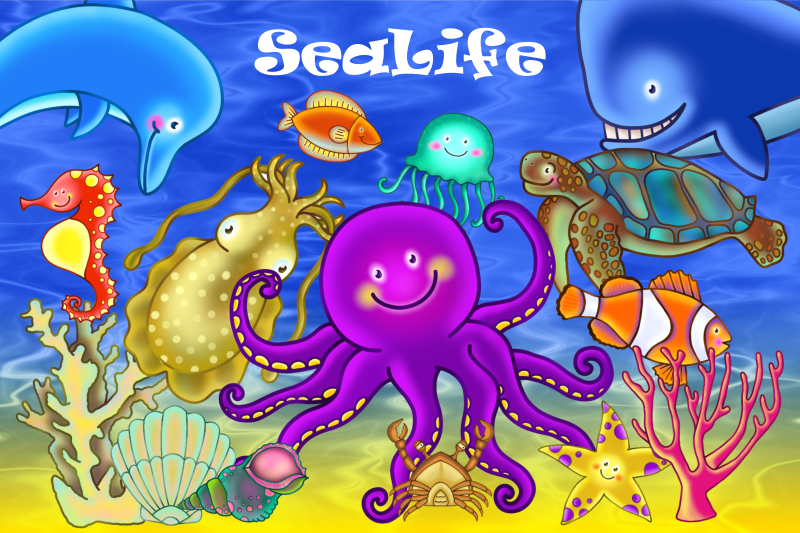 underwater-sealife-aquatic-nature-clipart
