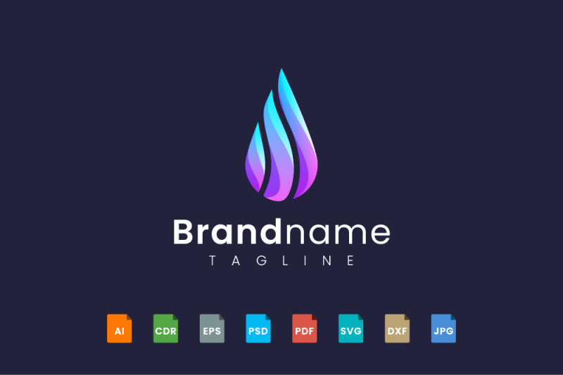 abstract-water-drop-logo-template