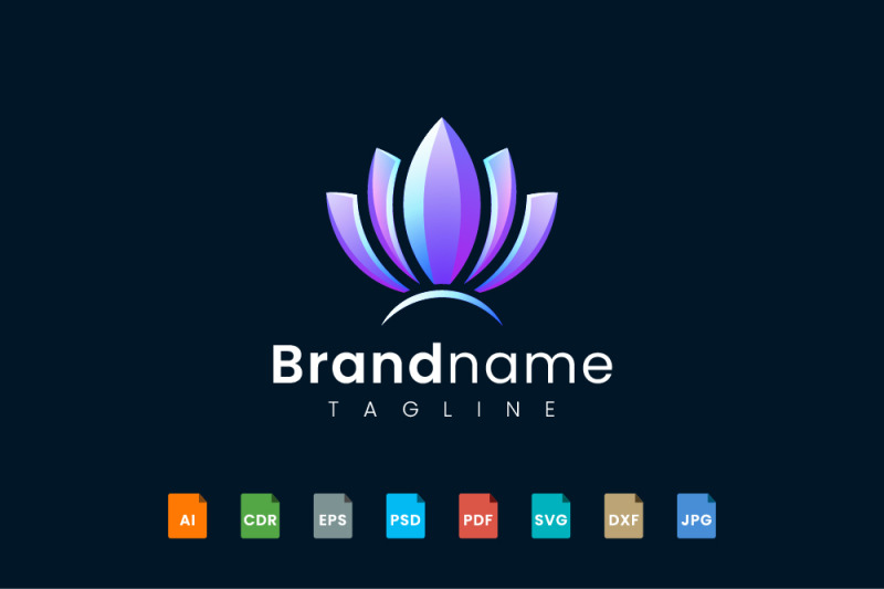 glowing-sea-shell-logo-template