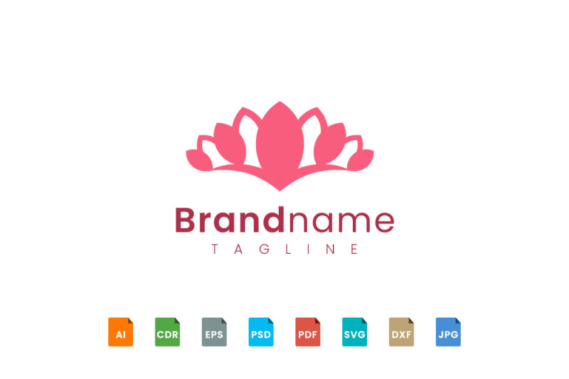 flower-crown-logo-template