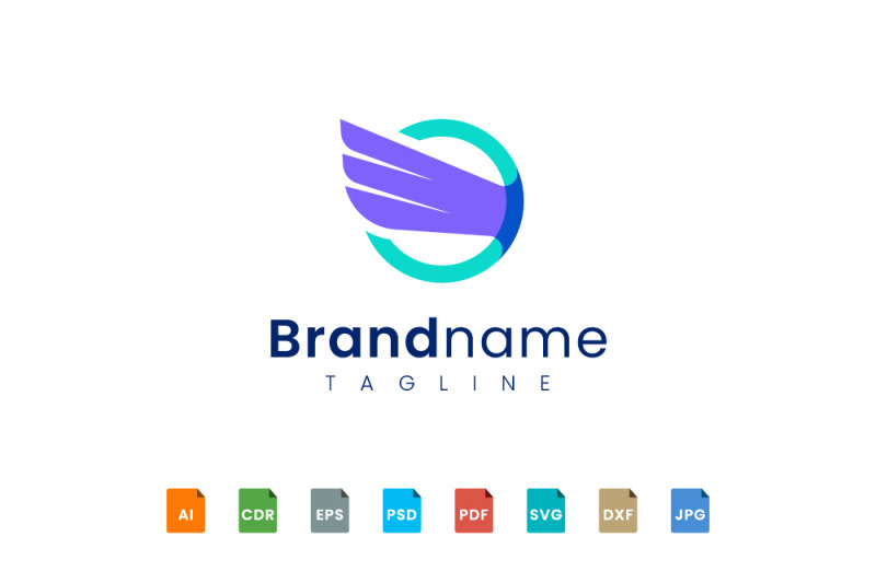 simple-wing-logo-template