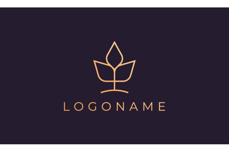 luxurious-plant-logo-template