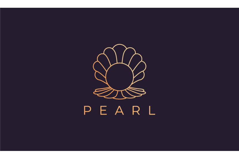 luxurious-pearl-shell-logo-template