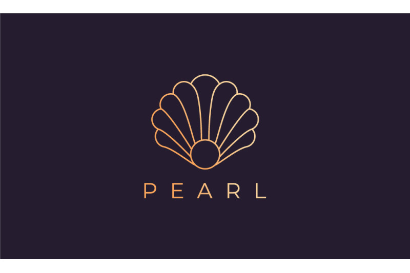 luxurious-pearl-shell-logo-template