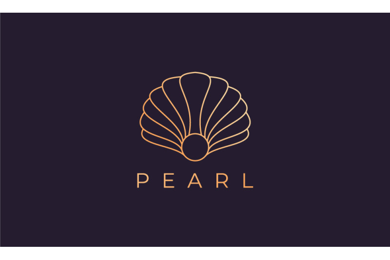 luxurious-pearl-shell-logo-template