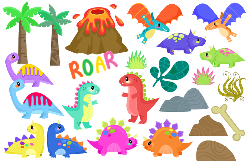 baby-dinosaurs-cute-cartoon-reptiles