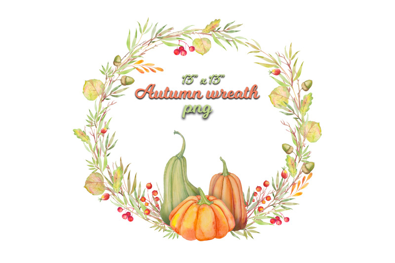 autumn-wreath-with-pumpkins