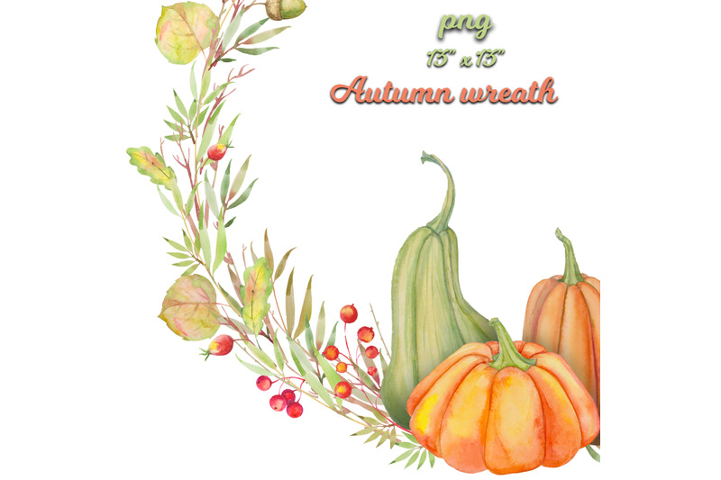 autumn-wreath-with-pumpkins