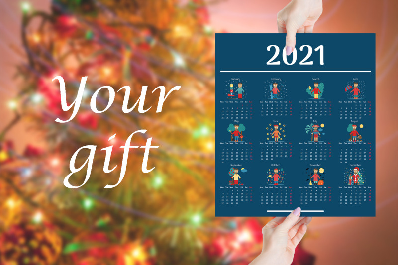 bull-set-calendar-2021-year-24-cards-plus-bonus-calendar