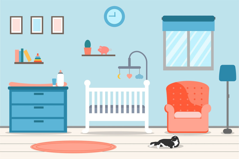 cute-nursery-interior-baby-room