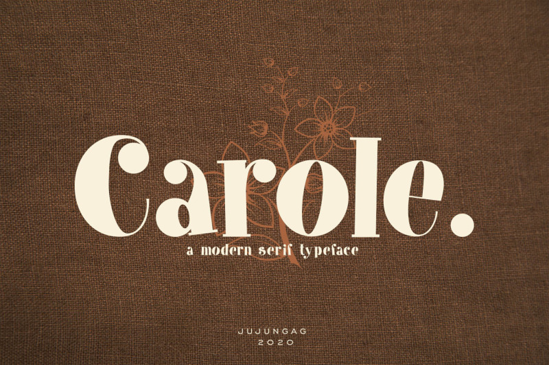 carole-modern-serif-typeface