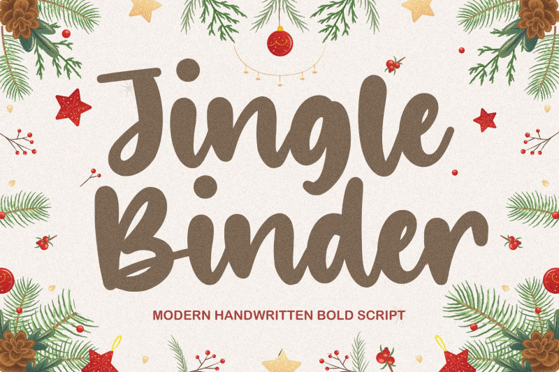 jingle-binder-modern-handwritten-bold-font