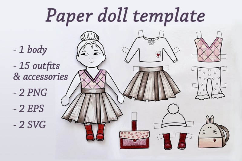 diy-paper-doll-template-of-a-cute-girl-and-vintage-outfits