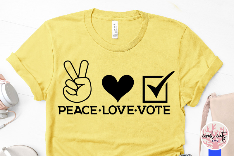 peace-love-vote-us-election-svg-eps-dxf-png