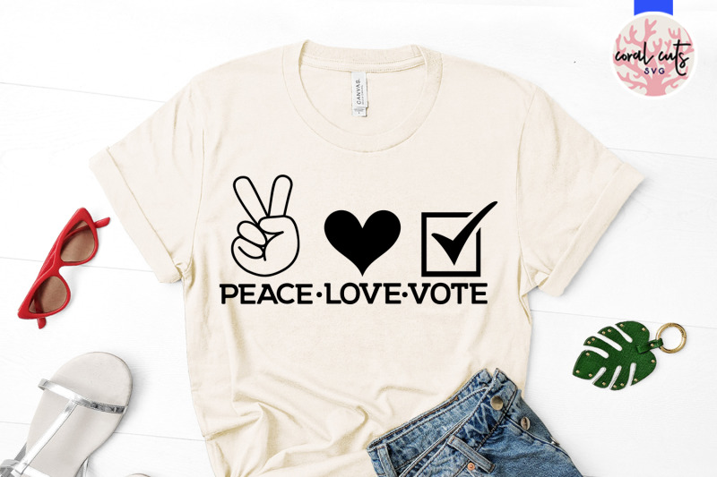 peace-love-vote-us-election-svg-eps-dxf-png