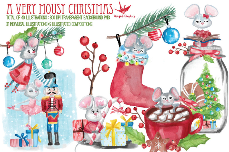 a-very-mousy-christmas-watercolor-illustration-set-of-40
