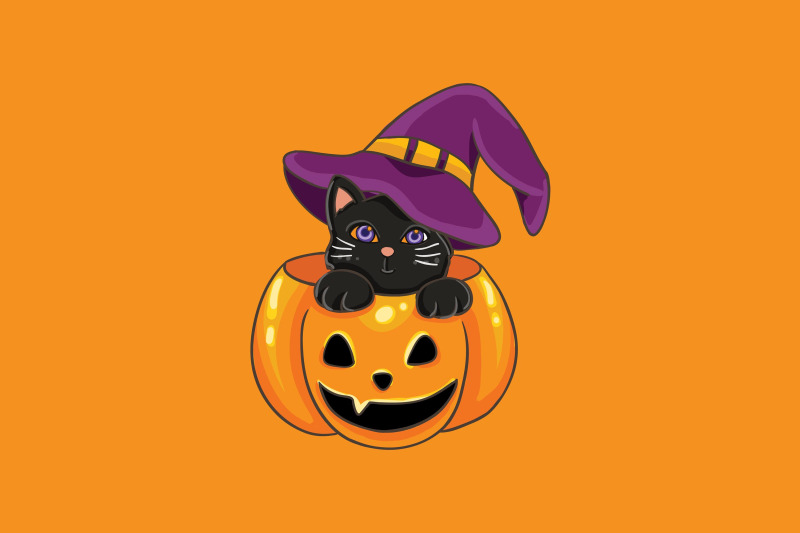 halloween-black-cat-inside-pumpkin