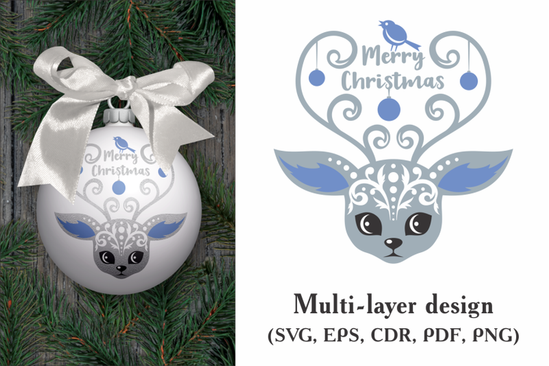 merry-christmas-svg-design-with-beautiful-deer