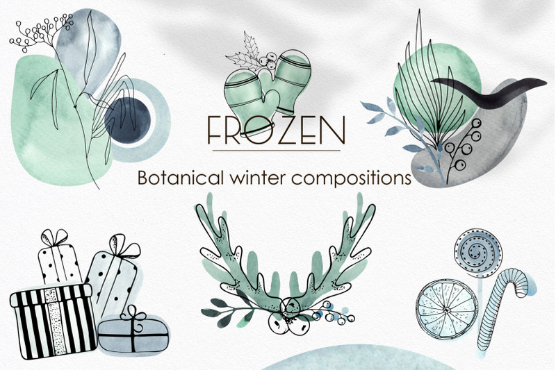 botanical-winter-line-abstract-art