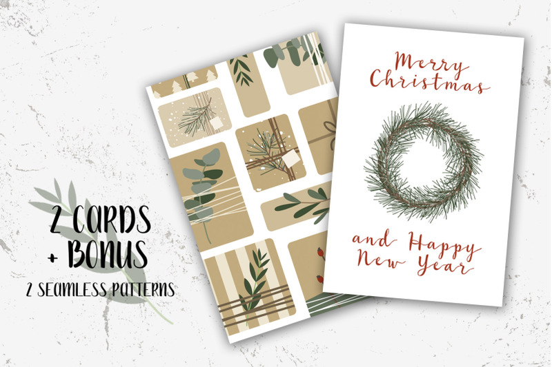 2-christmas-cards-and-bonus-merry-xmas-and-happy-new-year