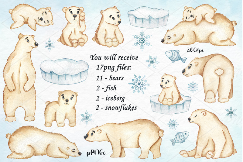 watercolor-polar-bears-clipart-polar-bears-clipart-baby-bears