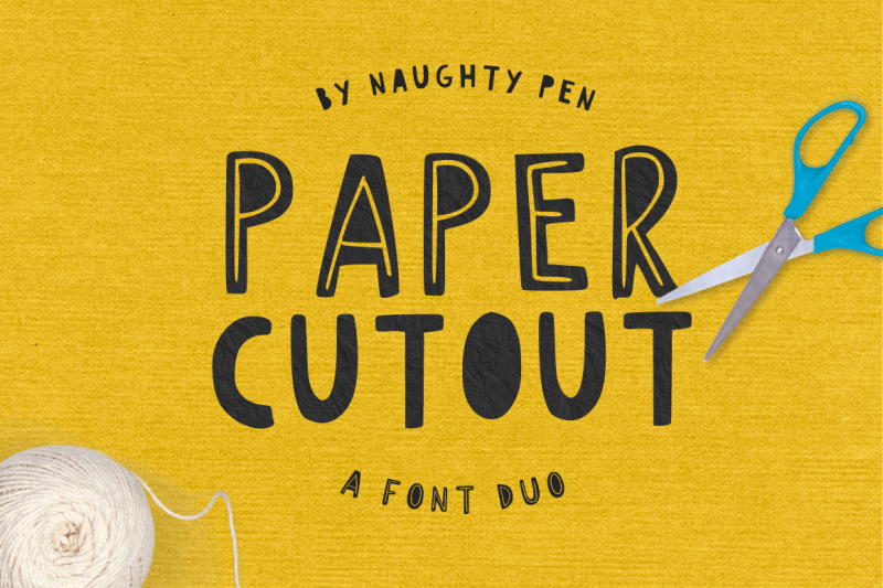 paper-cutout-font-duo