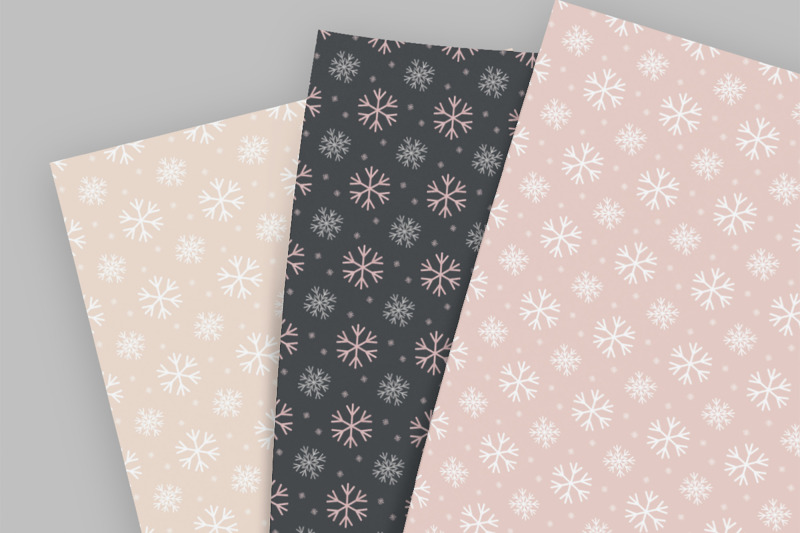 winter-christmas-digital-paper-backgrounds-snowflakes-baby-christmas
