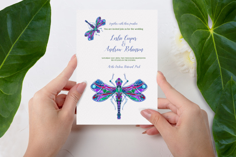 watercolor-art-deco-insects-clipart