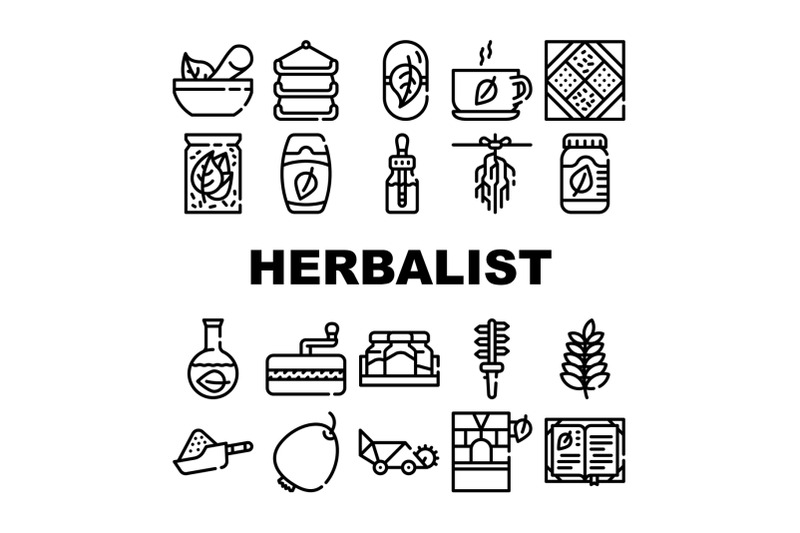 herbalist-medical-collection-icons-set-vector-illustrations