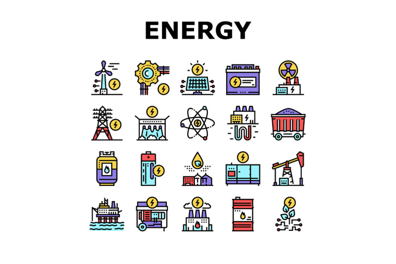 energy-electricity-and-fuel-power-icons-set-vector