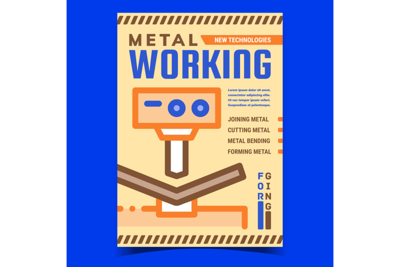 metal-working-creative-advertise-poster-vector