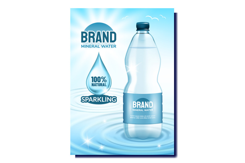 mineral-water-creative-promotional-banner-vector