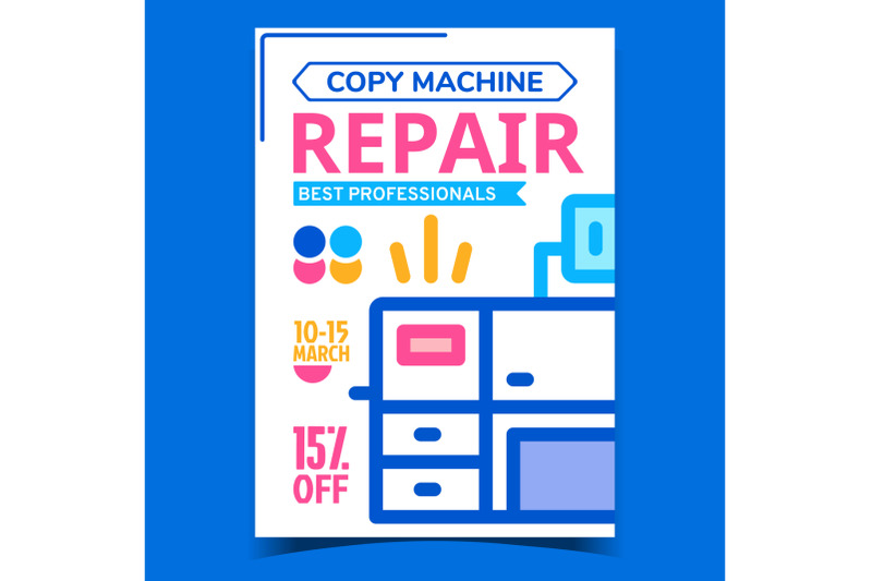 copy-machine-repair-advertising-banner-vector