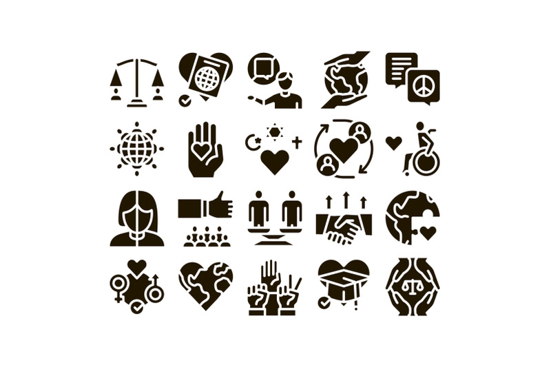 tolerance-and-equality-glyph-set-vector