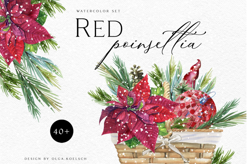 watercolor-christmas-clip-art-red-poinsettia-winter-clipart