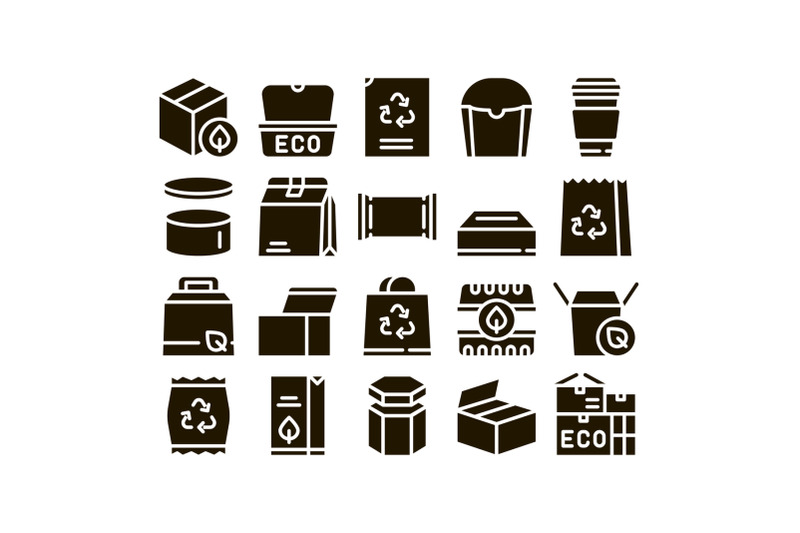 packaging-collection-elements-vector-icons-set