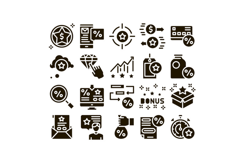 bonus-hunting-collection-elements-icons-set-vector