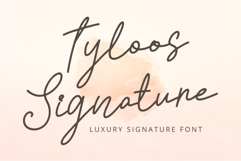 tyloos-signature-signature-font