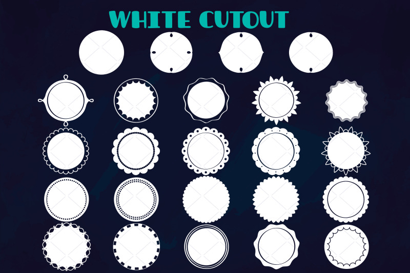 white-round-frames-hand-drawn-circle-border-amp-decorative-label