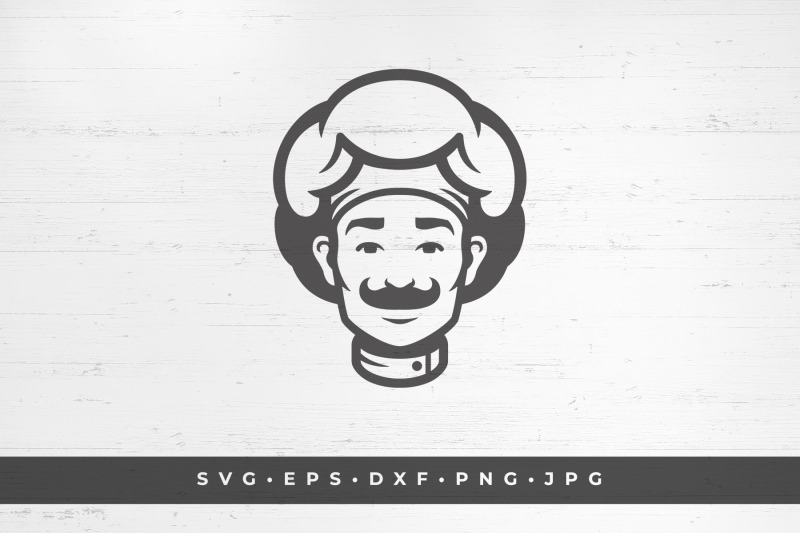 mustachioed-chef-face-icon-isolated-on-white-background-vector-illustr