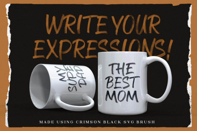 crimson-black-svg-brush-typeface