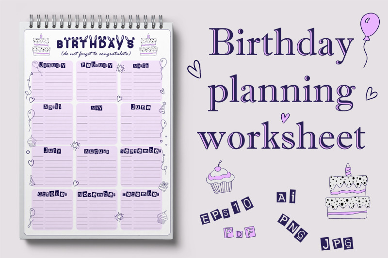 birthday-planning-worksheet