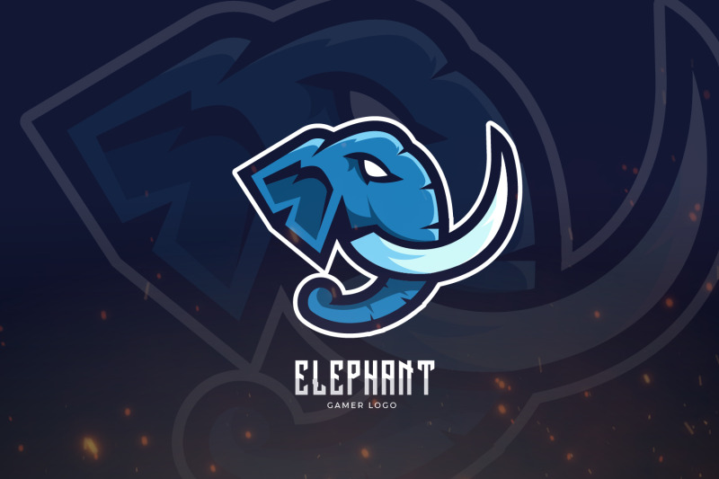 elephant-mascot-and-esport-logo
