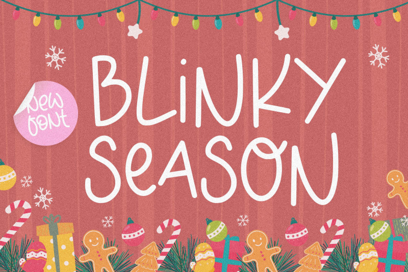 blinky-season-monoline-font