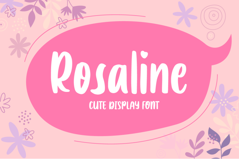 rosaline-display-font