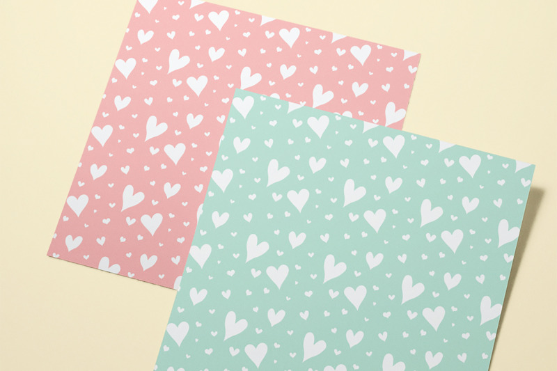 pastel-boho-love-hearts-digital-paper-backgrounds-seamless
