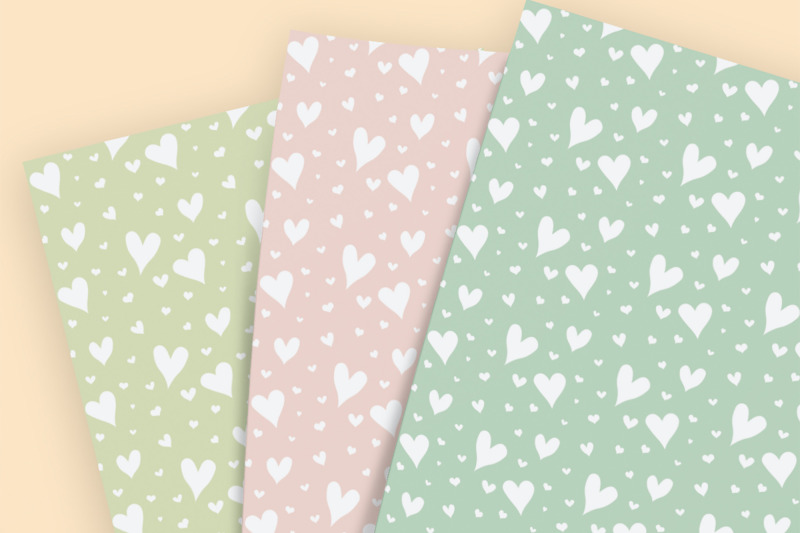 pastel-boho-love-hearts-digital-paper-backgrounds-seamless