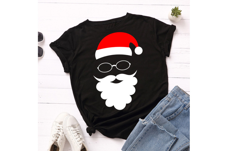 cool-santa-claus-christmas-t-shirt-design