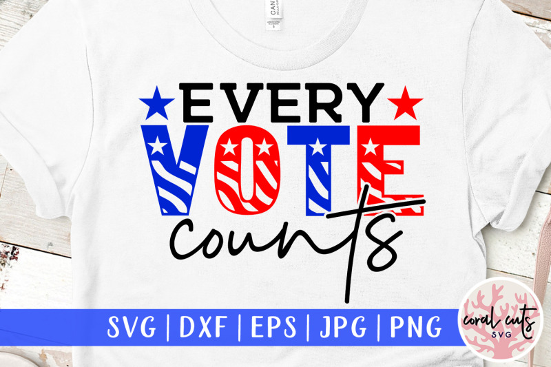every-vote-counts-us-election-svg-eps-dxf-png